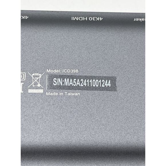 j5create USB-C Dual 4k HDMI 10Gbps Mini Dock (JCD398) - Picture 5 of 10